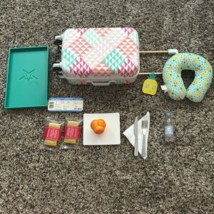 American girl luggage set